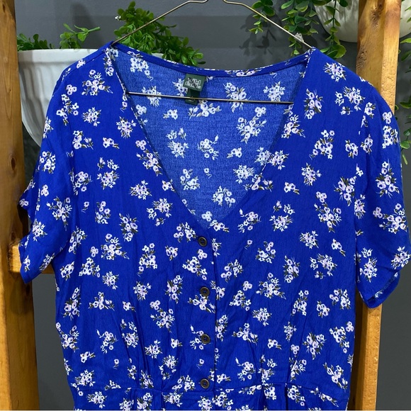 Wild Fable Blue Floral Romper - Picture 6 of 7